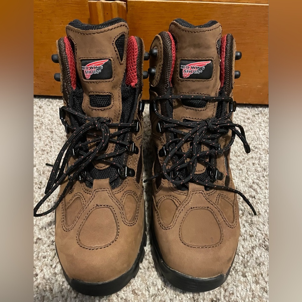 Red Wing Boots TruHiker Safety Toe Hiking Work Men’s Size 8. EUC - Picture 3 of 16